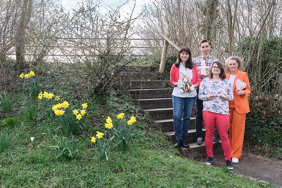 Kandidat:innen auf der Forchheimer Stadtmauer